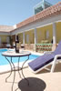 Plaza Andalucia - CASA UNO ~ View of sun roof awning from patio